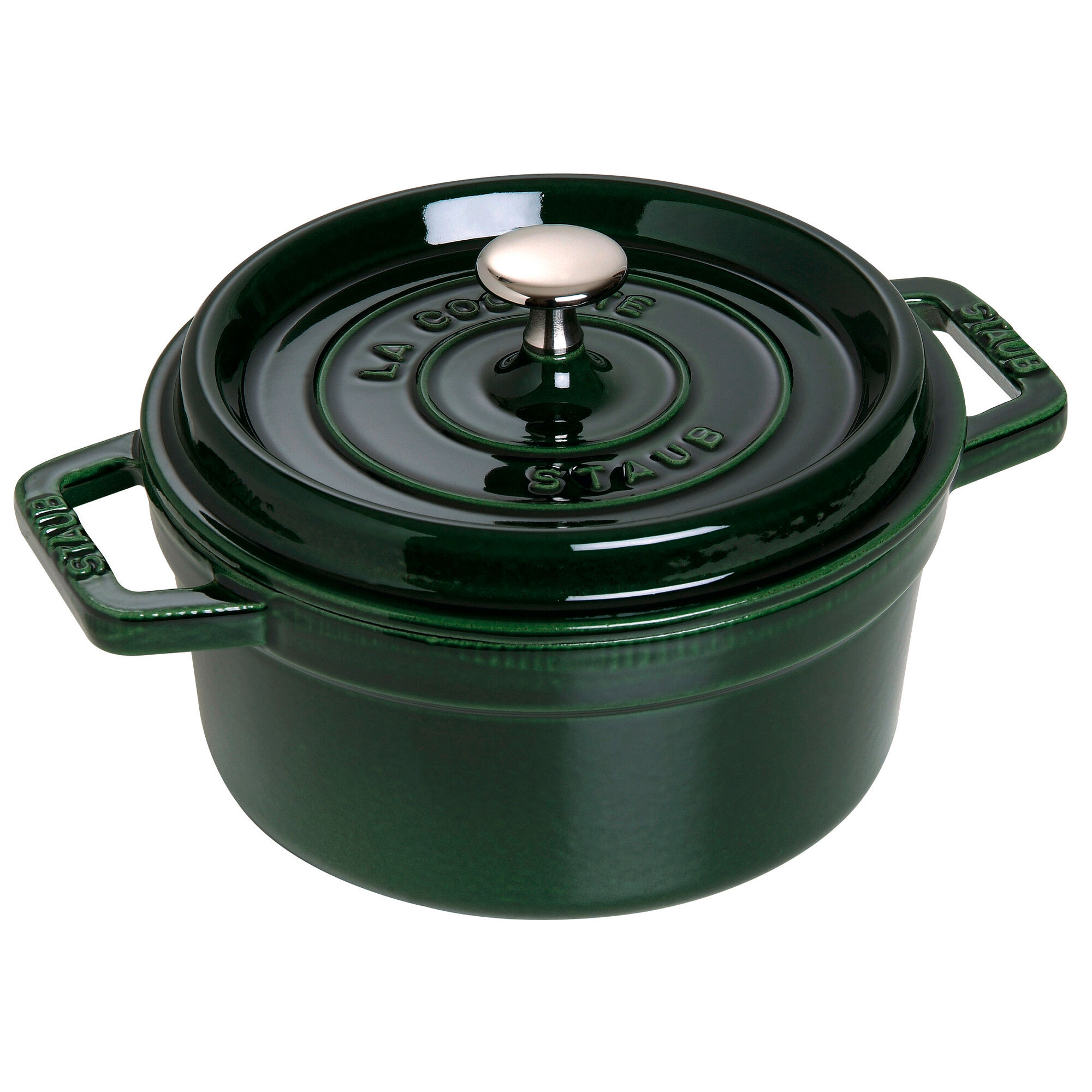 Staub La Cocotte Rund Støbejernsgryde 20 Cm       Liter  Basilikagrøn